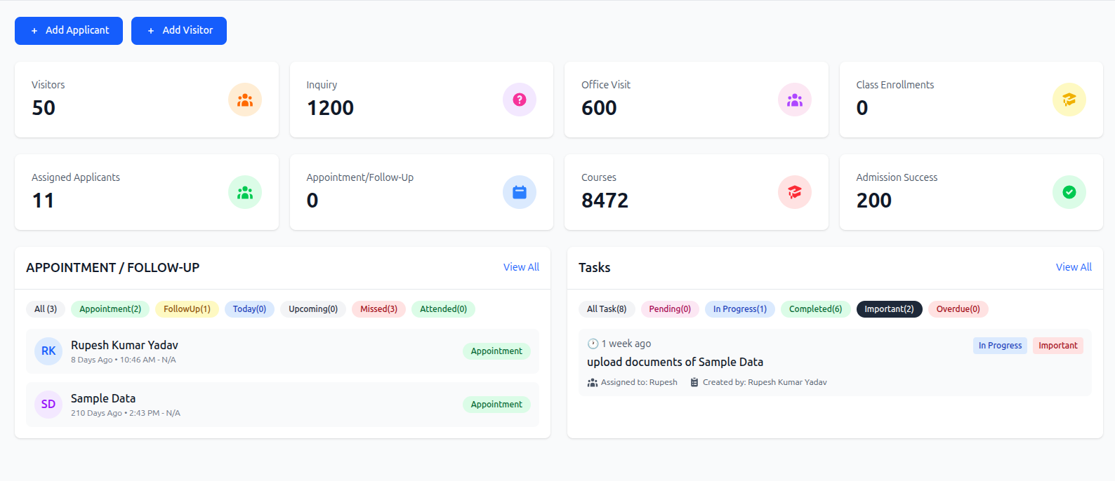 Analytics Dashboard Preview